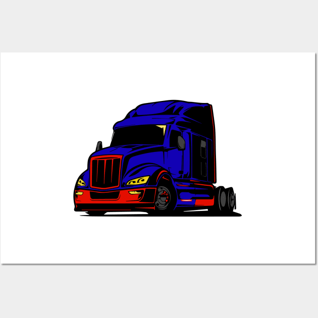 Blue monster Truck Wall Art by Right-Fit27